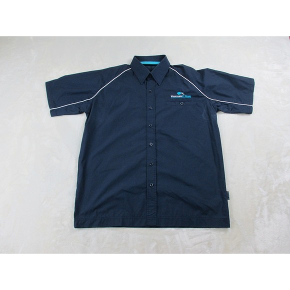 Williams F1 Team Shirt Mens Medium Blue Button Up Formula 1 Racing* - Picture 4 of 16